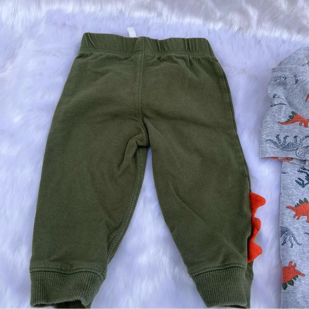 Carter's Kids' 3 Piece  Dinosaur Size‎ 12 Months